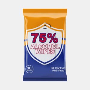 10ct Alcohol Cleaning Wipes Fusion Healthcare PPE Products