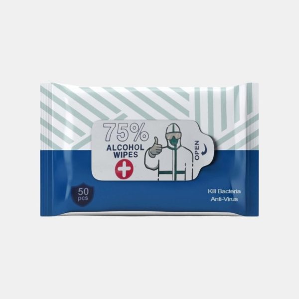 50ct Alcohol Cleaning Wipes Fusion Healthcare PPE Products